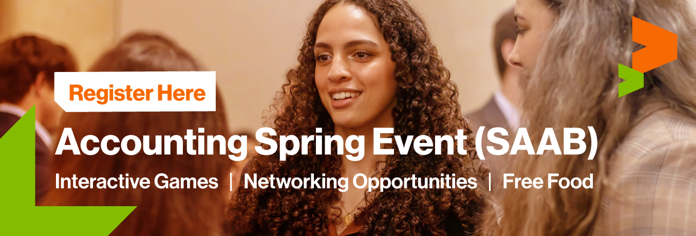 Accounting Spring Event (SAAB) Graphic