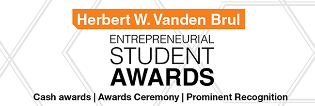 Herbert W. Vanden Brul Entrepreneurial Student Award