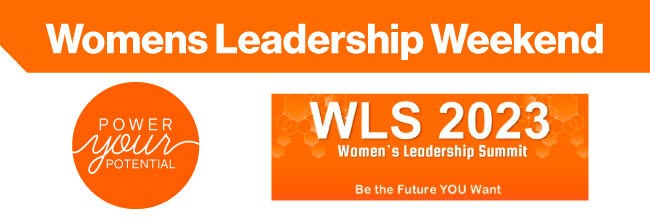 Graphic of Women's Leadership Weekend