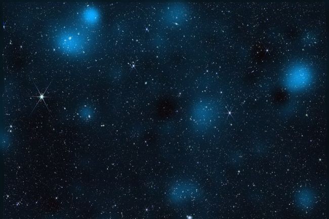 Containing nearly 800,000 galaxies, this image from NASA’s James Webb Space Telescope is overlaid with a map of dark matter, represented in blue. Researchers used JWST data to find the invisible substance via its gravitational influence on regular matter.