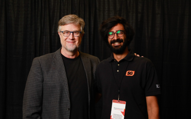 Shazzy met Dan Povenmire, the co-creator of Phineas and Ferb.