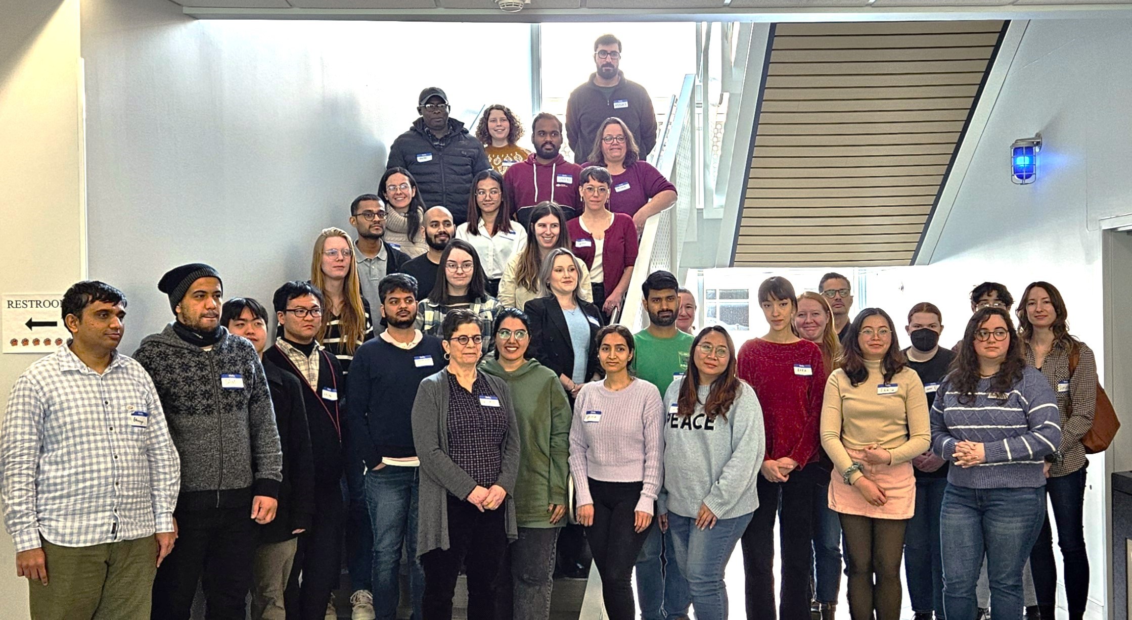 A group photo from the Spring Writing Retreat 2025