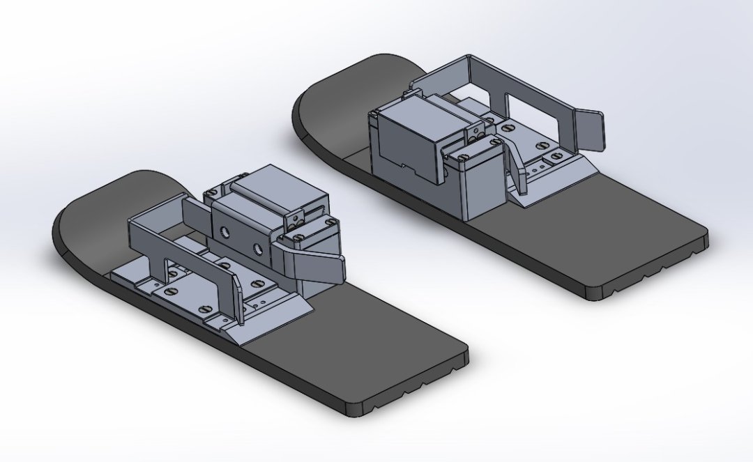 wheelchair ski attachment