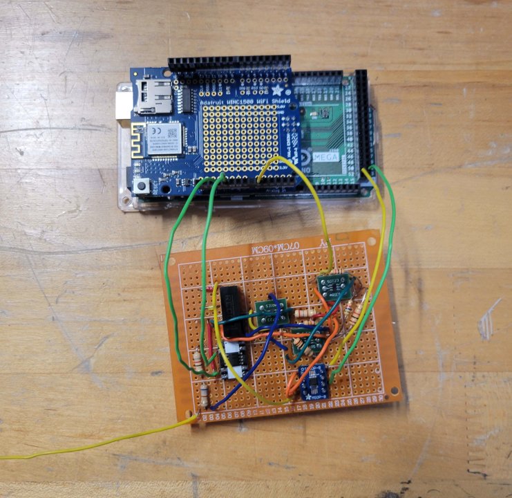 This is a photo of the system proto board.