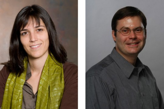 Two portraits of people 