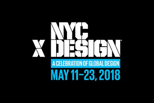 logo text saying "NYC X Design, a celebration of global design".