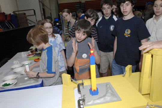 Kid Looking at tower
