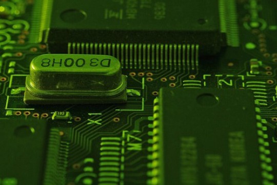 semiconductor computer chip.