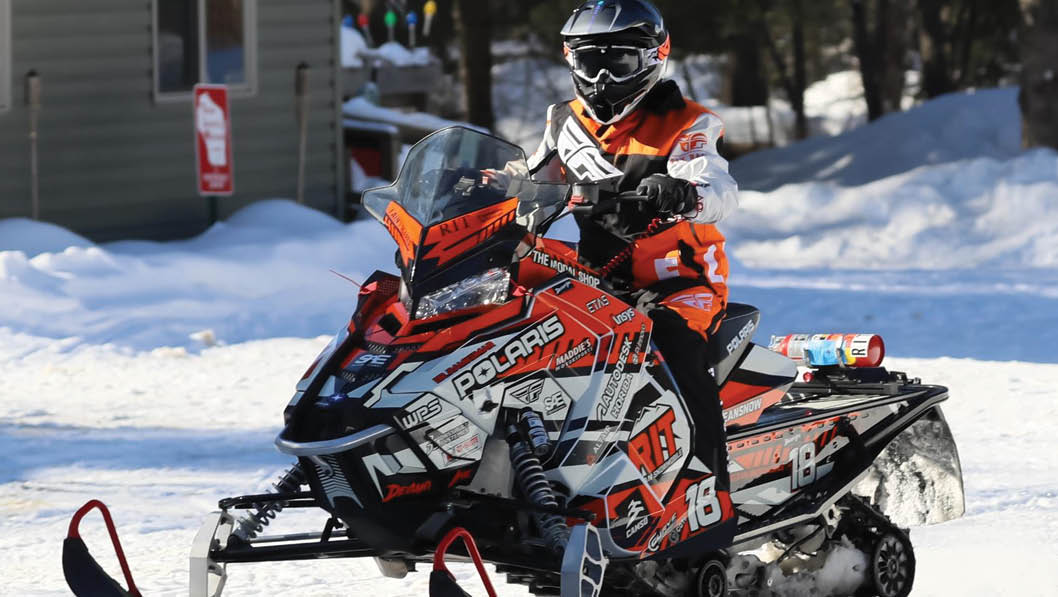 Clean snowmobile RIT