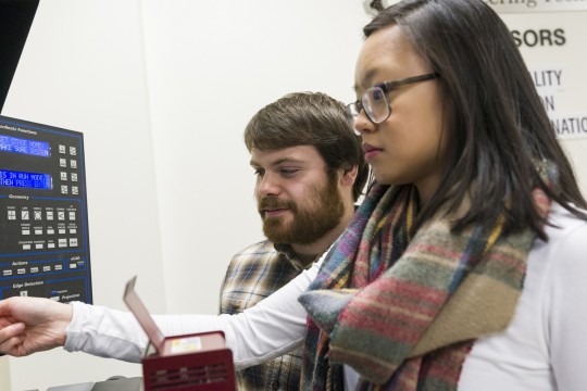 Students working in Additive Manufacturing Lab
