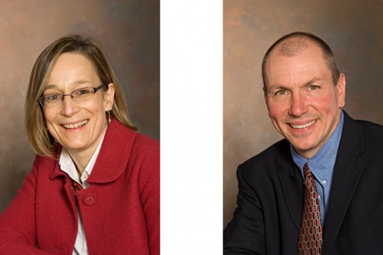 Two portraits of Professors