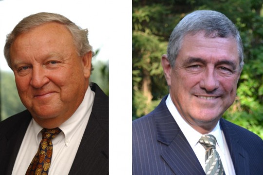 Two portraits side by side