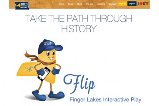 Webpage for "NY Path Through History"