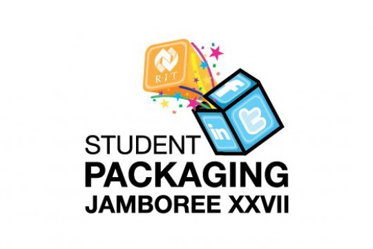 Logo for the "Student Packaging Jamboree XXVII"
