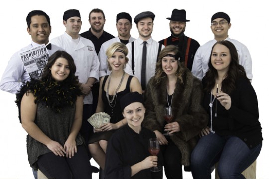 People gathered in costume for picture