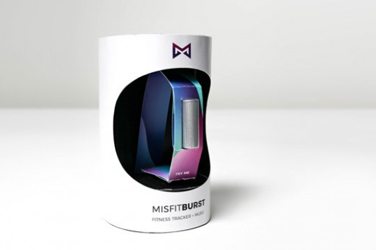 The Misfit Burst in it's packaging.