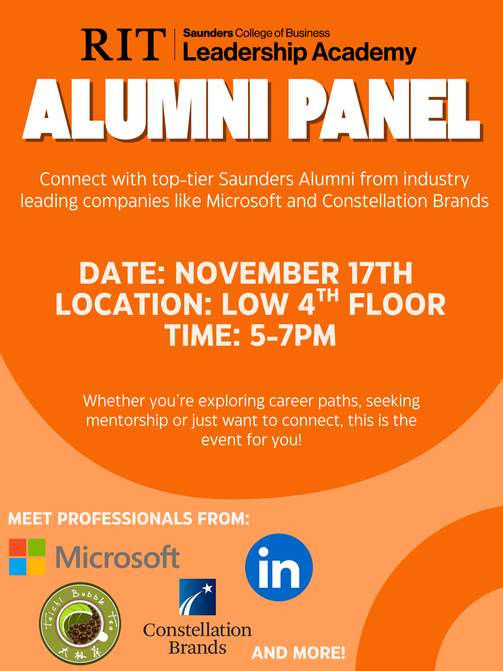 RIT Leadership Academy Alumni Panel