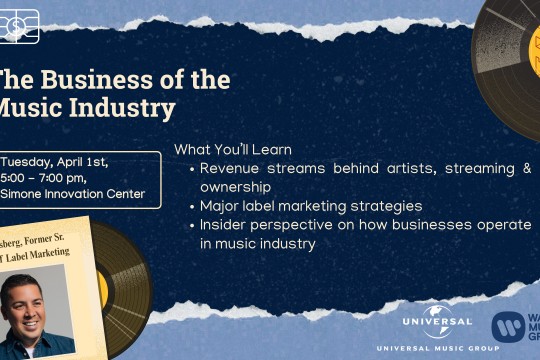 Business Side of the Music Industry event graphic
