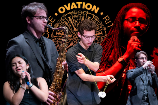 Ovation performers in Ingle Auditorium