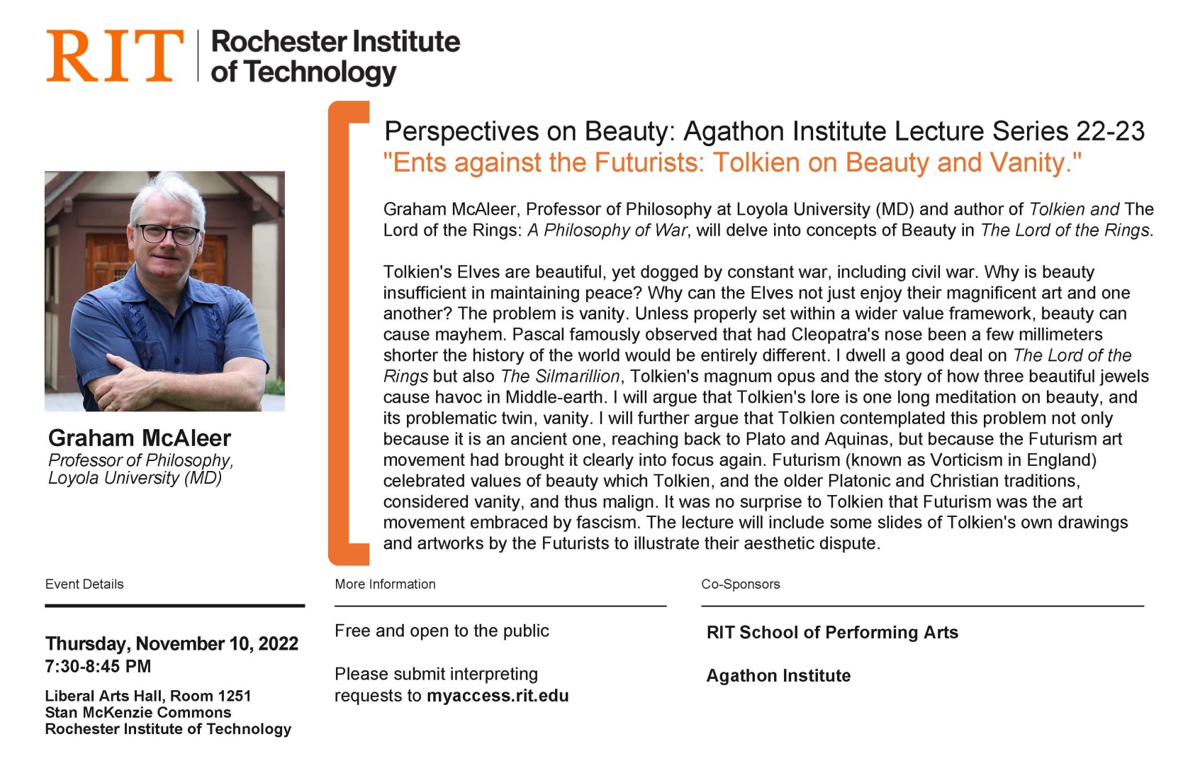 ​​​​​​​"Ents against the Futurists: Tolkien on Beauty and Vanity."