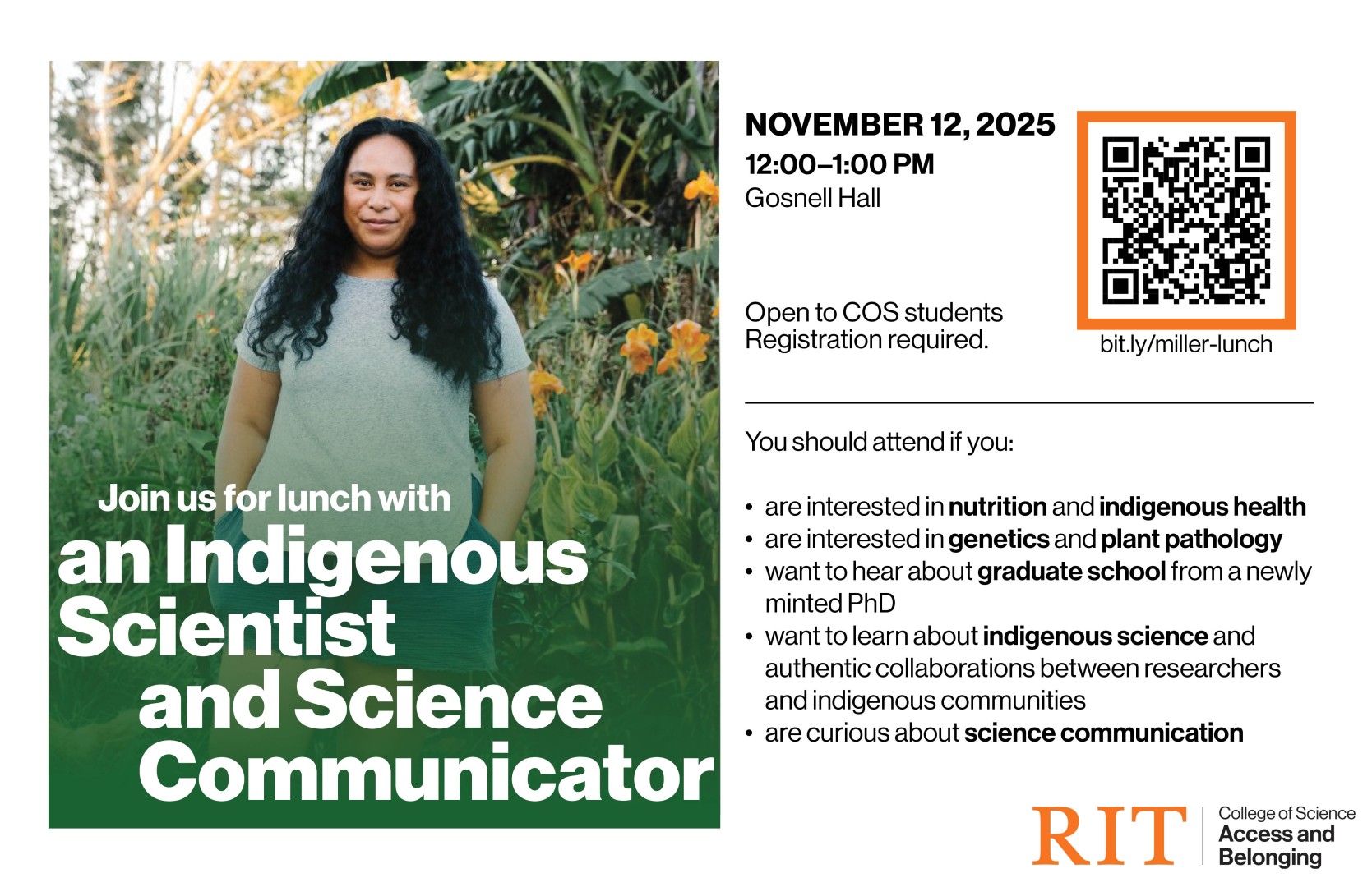 Lunch with a Visiting Scientist 