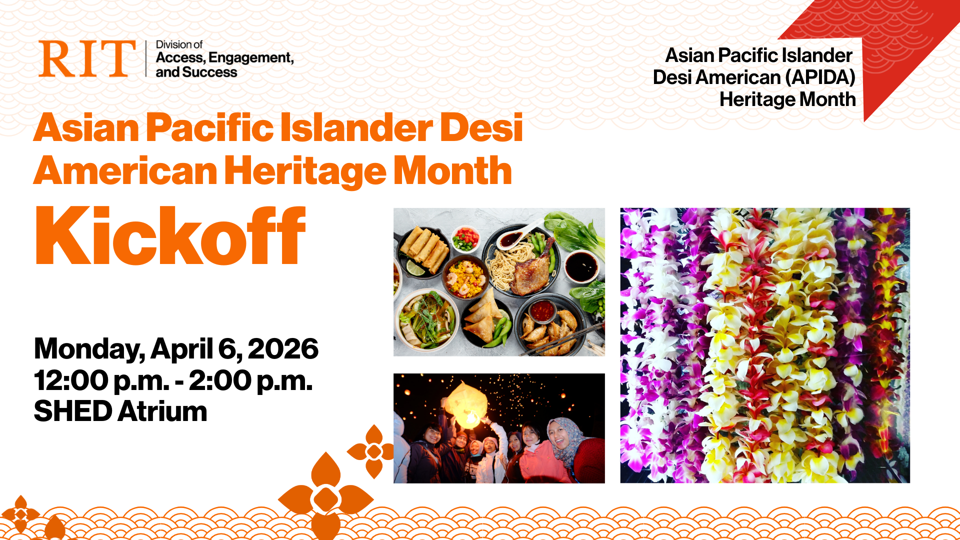 Asian Pacific Islander Desi American (APIDA) Heritage Month kickoff