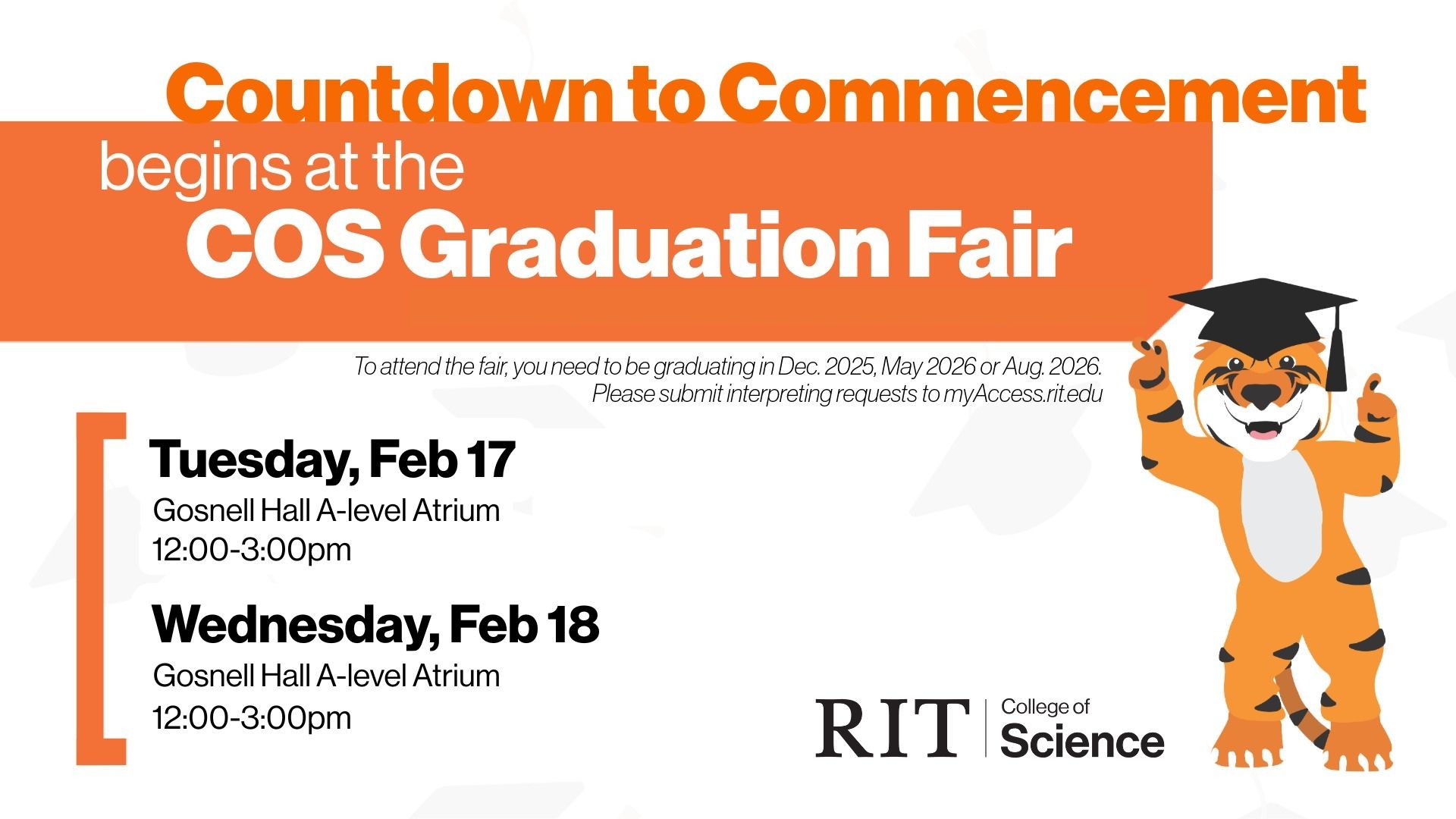 Graduation Fair Digital Display