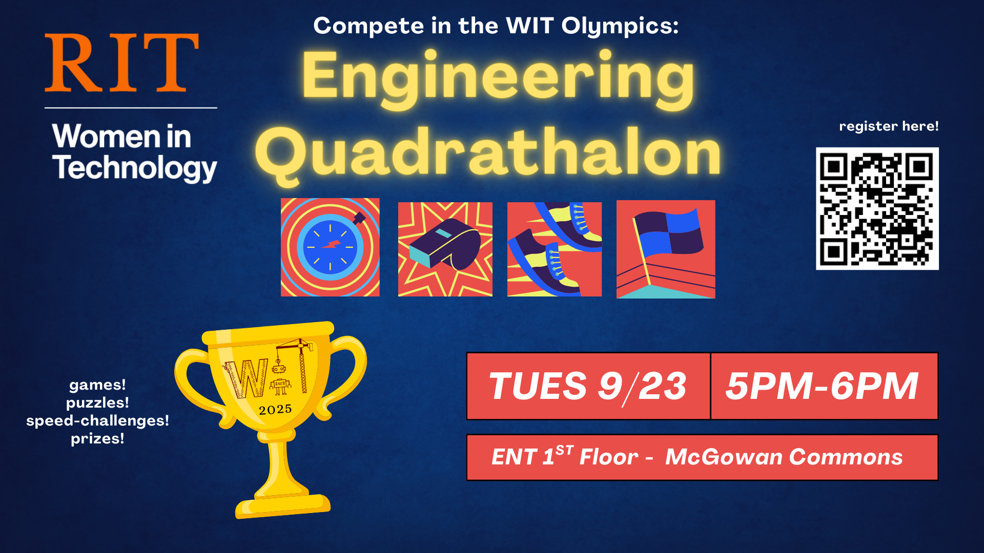 Promotional graphic for WIT Olympics General Meeting
