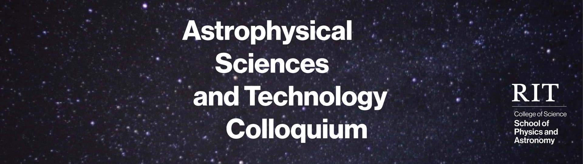 astrophysical sciences and technology ast colloquium valerie rapson