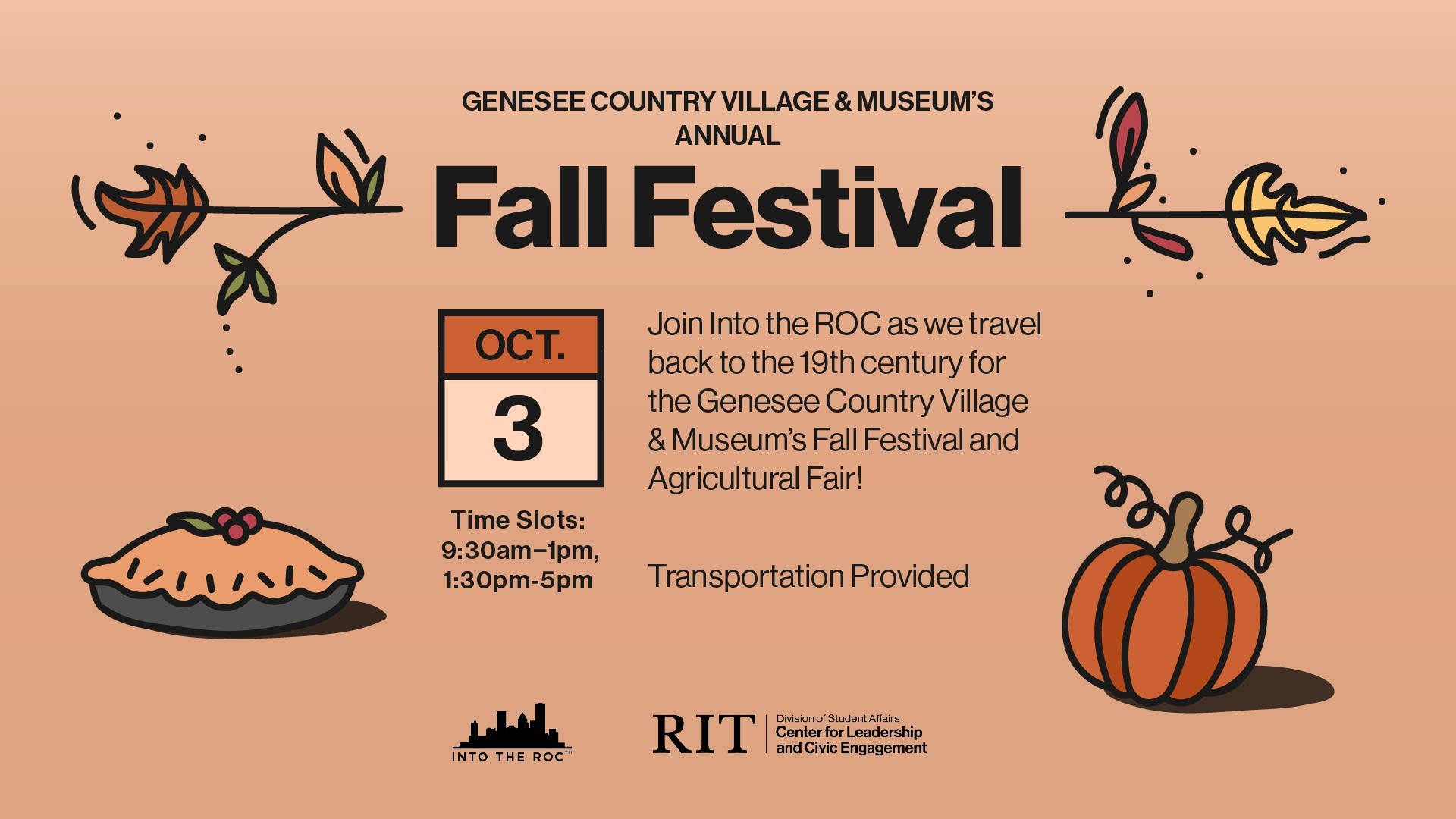 Genesee Country Village & Museum's Annual Fall Festival. Join Into the ROC as we travel back to the 19th century for the Genesee Country Village & Museum's Fall Festival and Agricultural Fair!