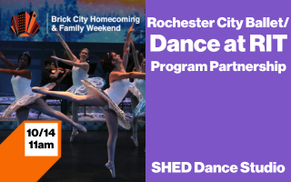 Rochester City Ballet / Dance at RIT Program Partnership