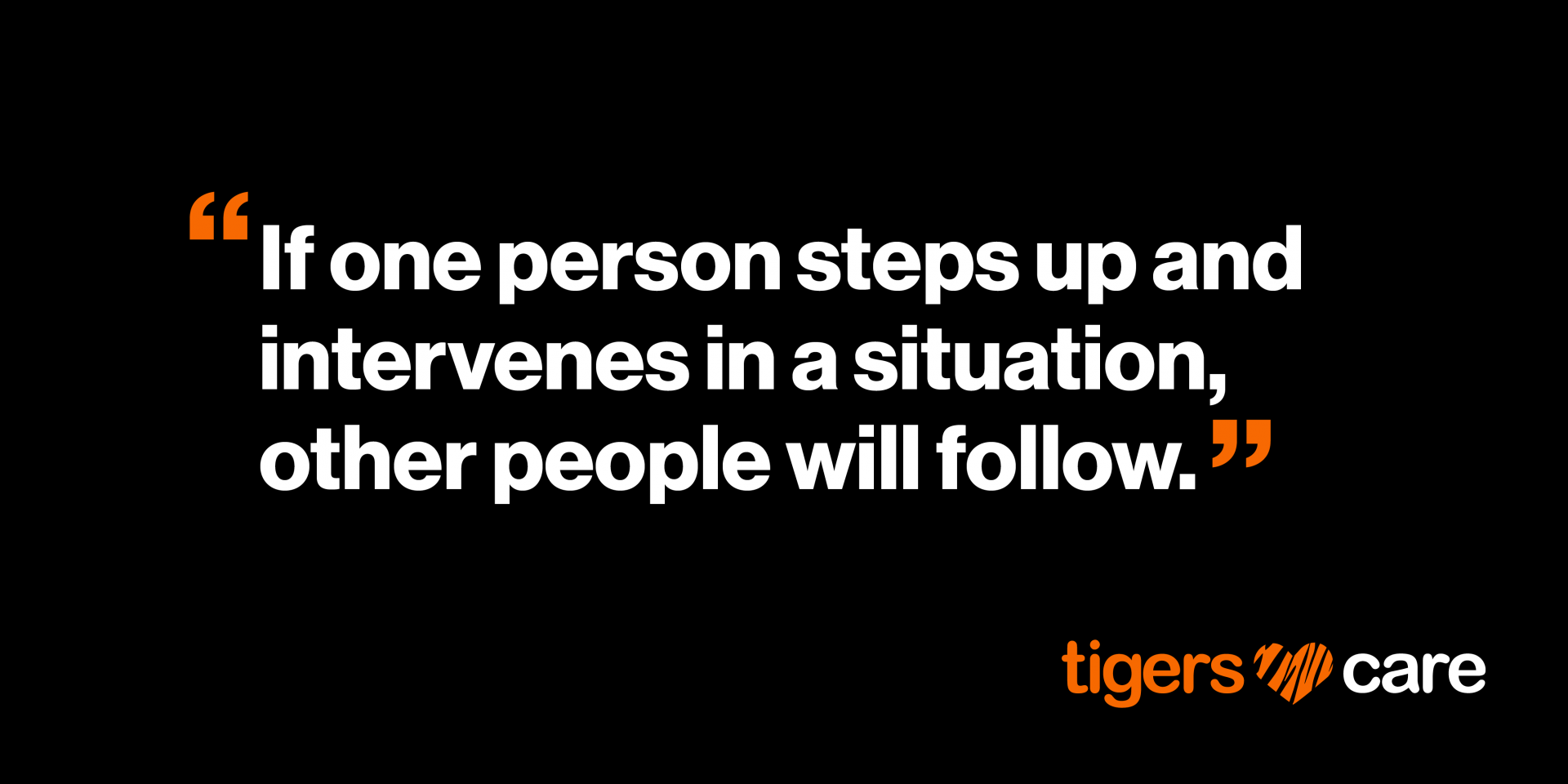Tigers Care: Bystander Training COVID Edition