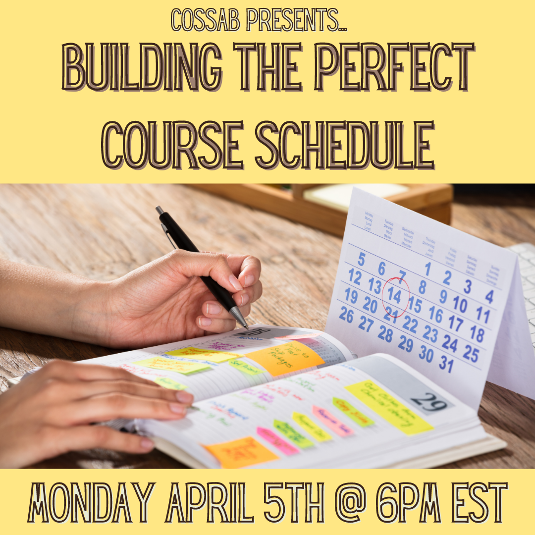 cossab building the perfect course schedule