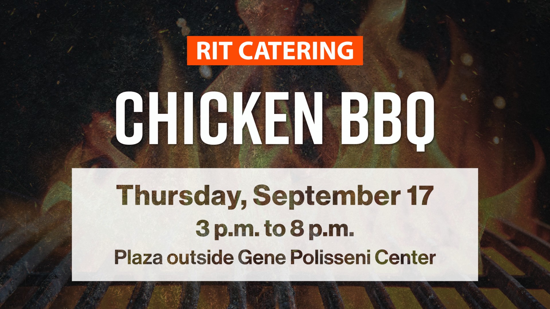 RIT Catering Chicken BBQ 