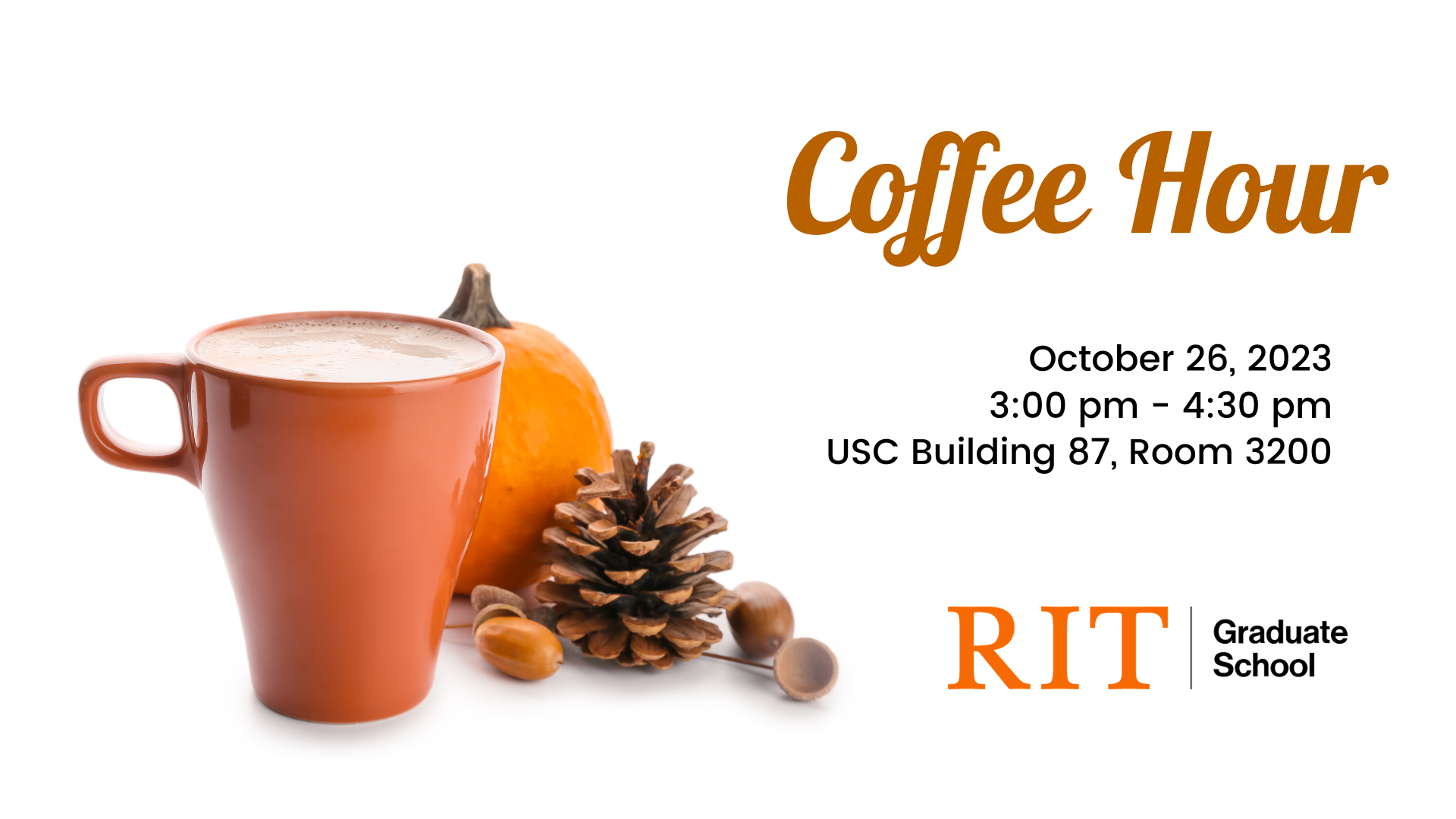 A Coffee cup with fall decor