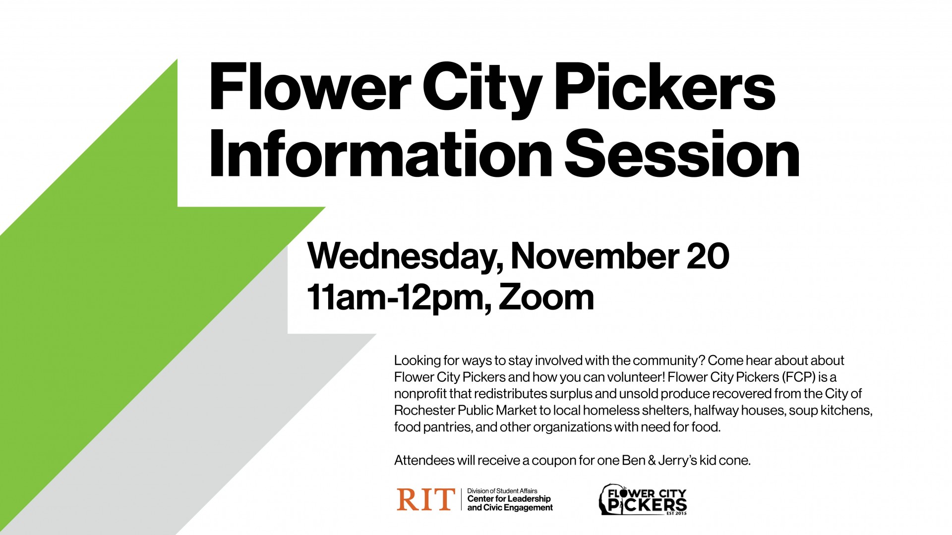 Text with information about the event.