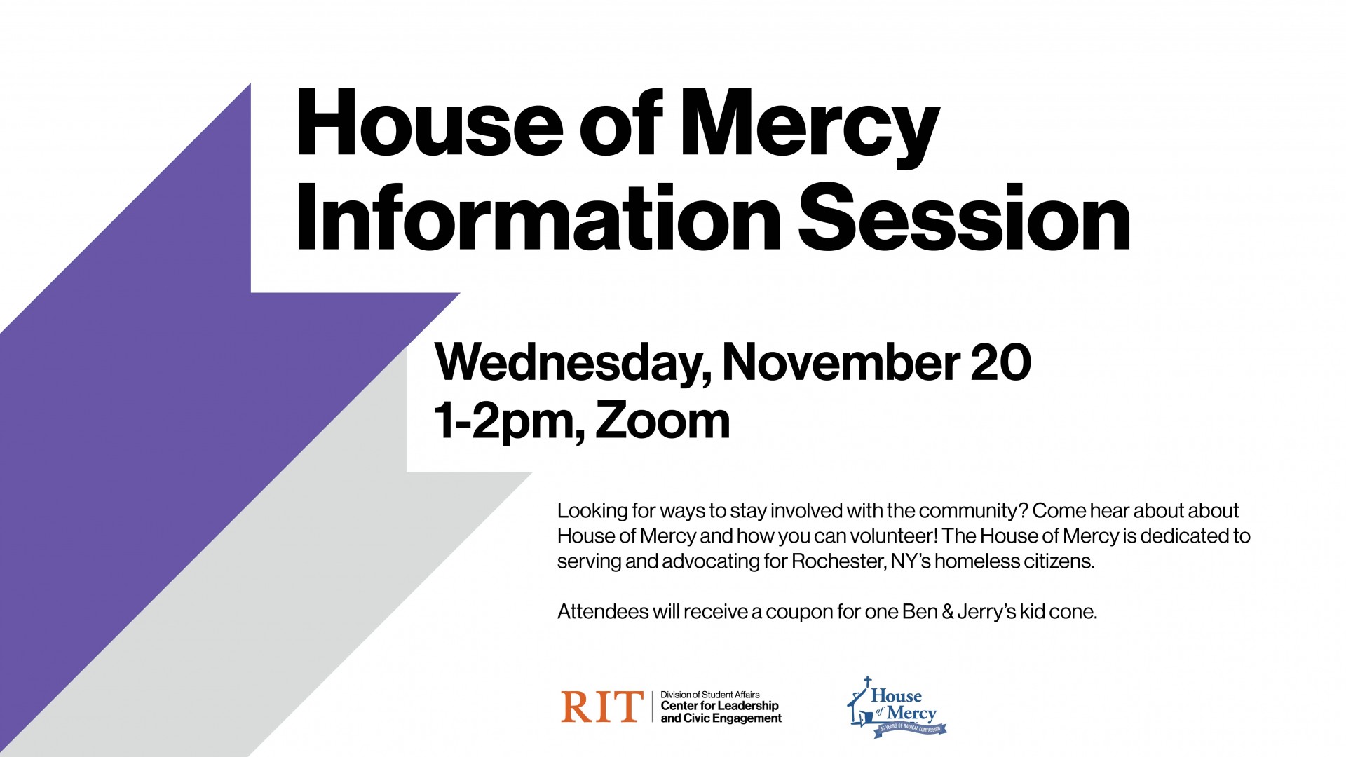 Text with information about the event.