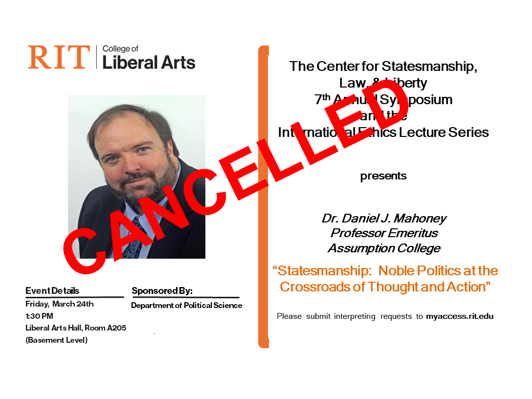 CSLL SYMPOSIUM - CANCELLED