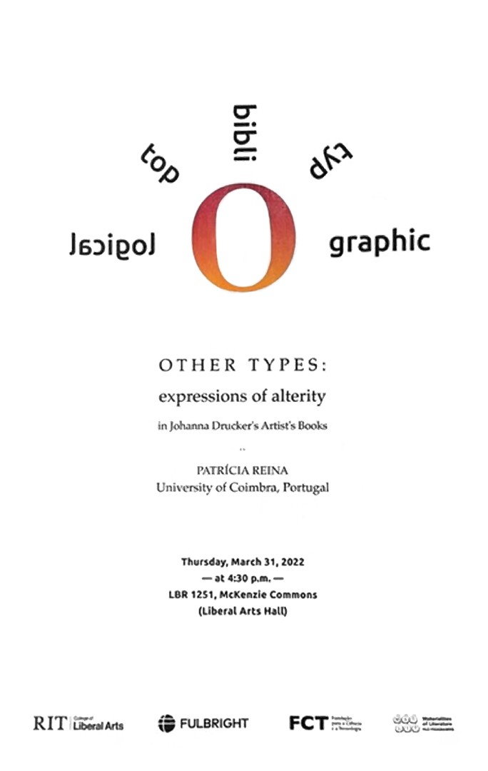 Johanna Drucker talk on March 31