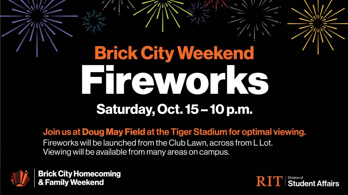Brick City Weekend Fireworks Flyer