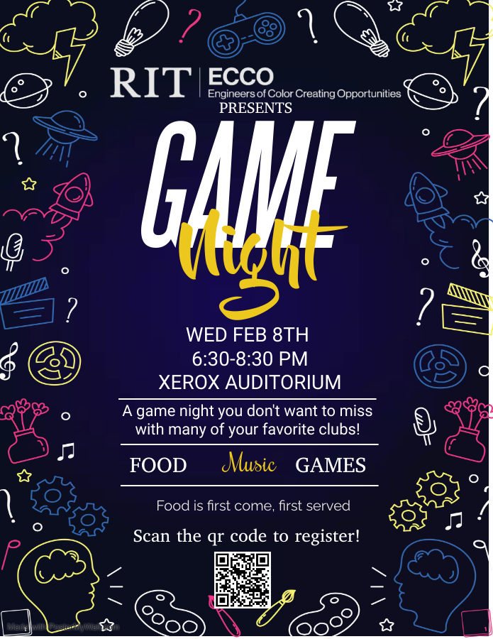 A game show night with many of your favorite clubs, NSBE, SHPE, AISES, & COMS