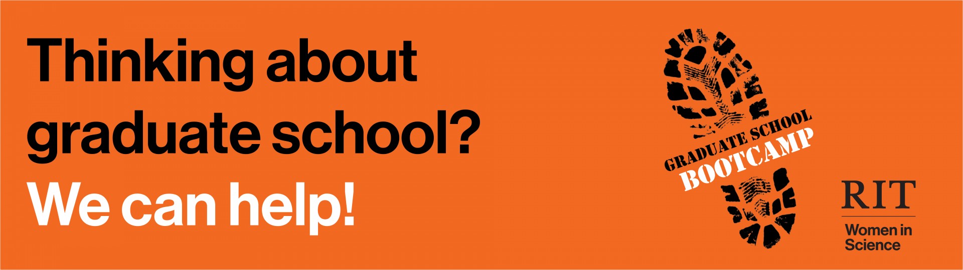 grad school bootcamp rit women in science