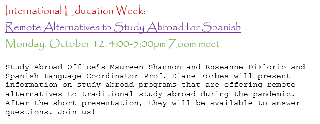 Remote Alternatives to Study Abroad for Spanish