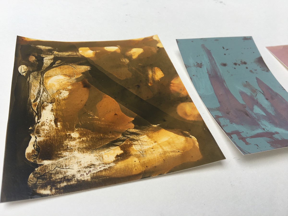 A chemigram photo print.