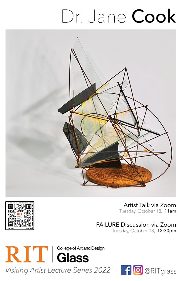 A poster promoting a talk by Jane Cook.