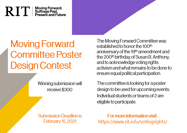 Poster Design Contest Deadline Feb 15, 2021