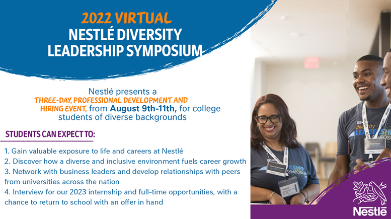 Nestlé's 2022 Virtual Diversity Leadership Symposium (DLS)! 