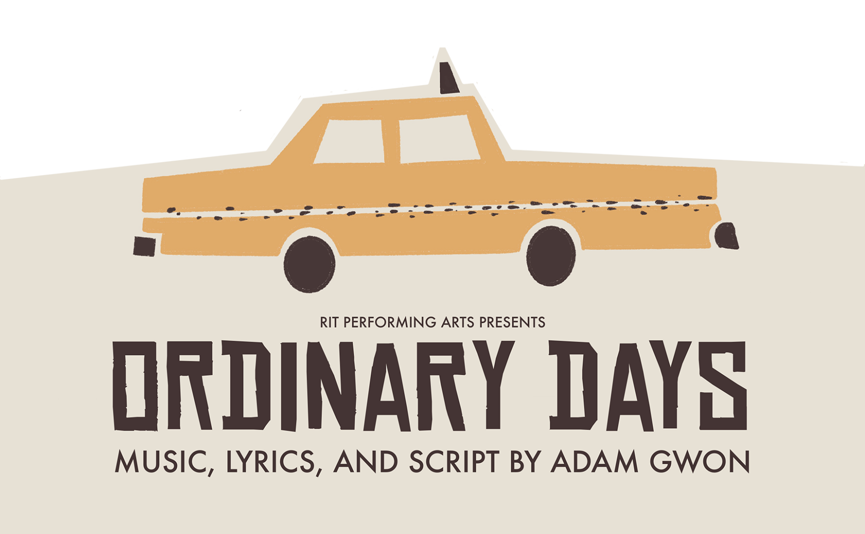 Ordinary Days Audition Poster