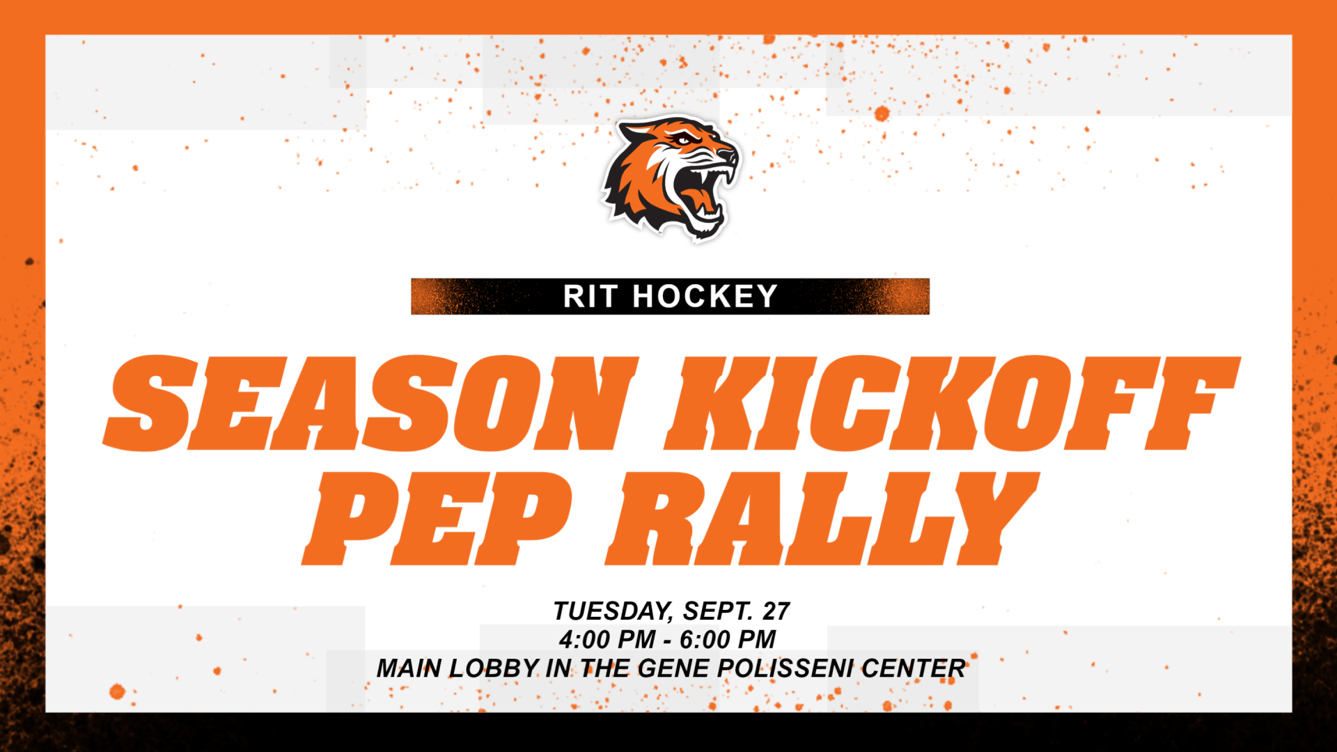 Pep Rally for Hockey Teams