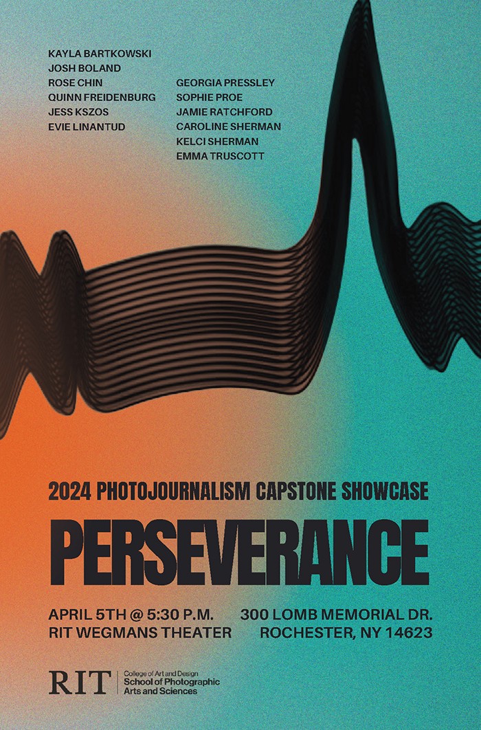 A promotional poster with the title Perseverance.